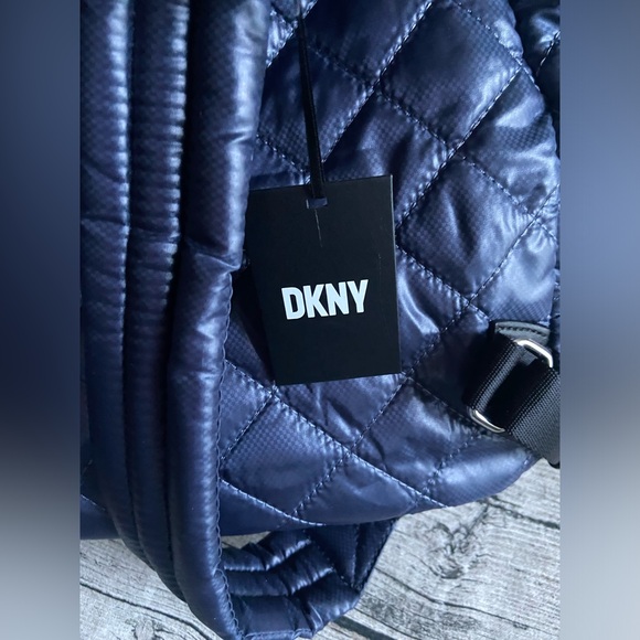 NWT! DKNY backpack. Quilted nylon material. - Picture 6 of 15